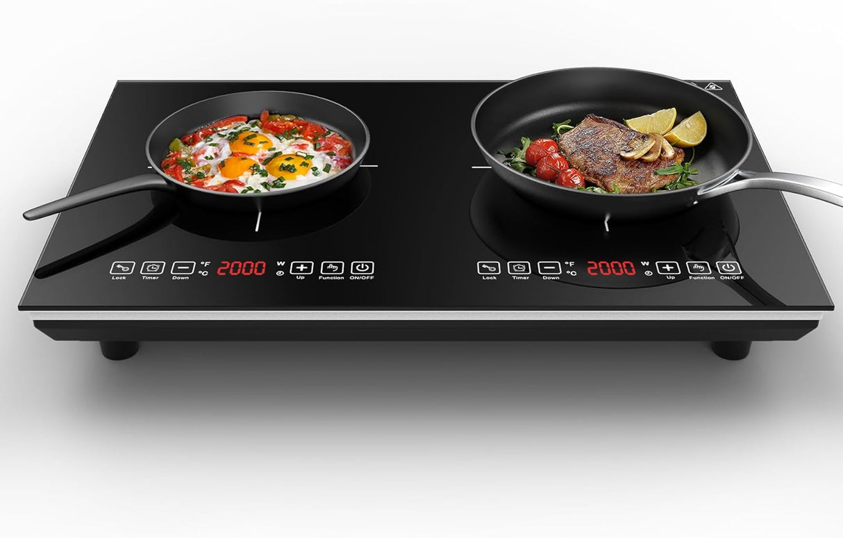 Two Burner Induction Cooktop 24 Inch 4000W
