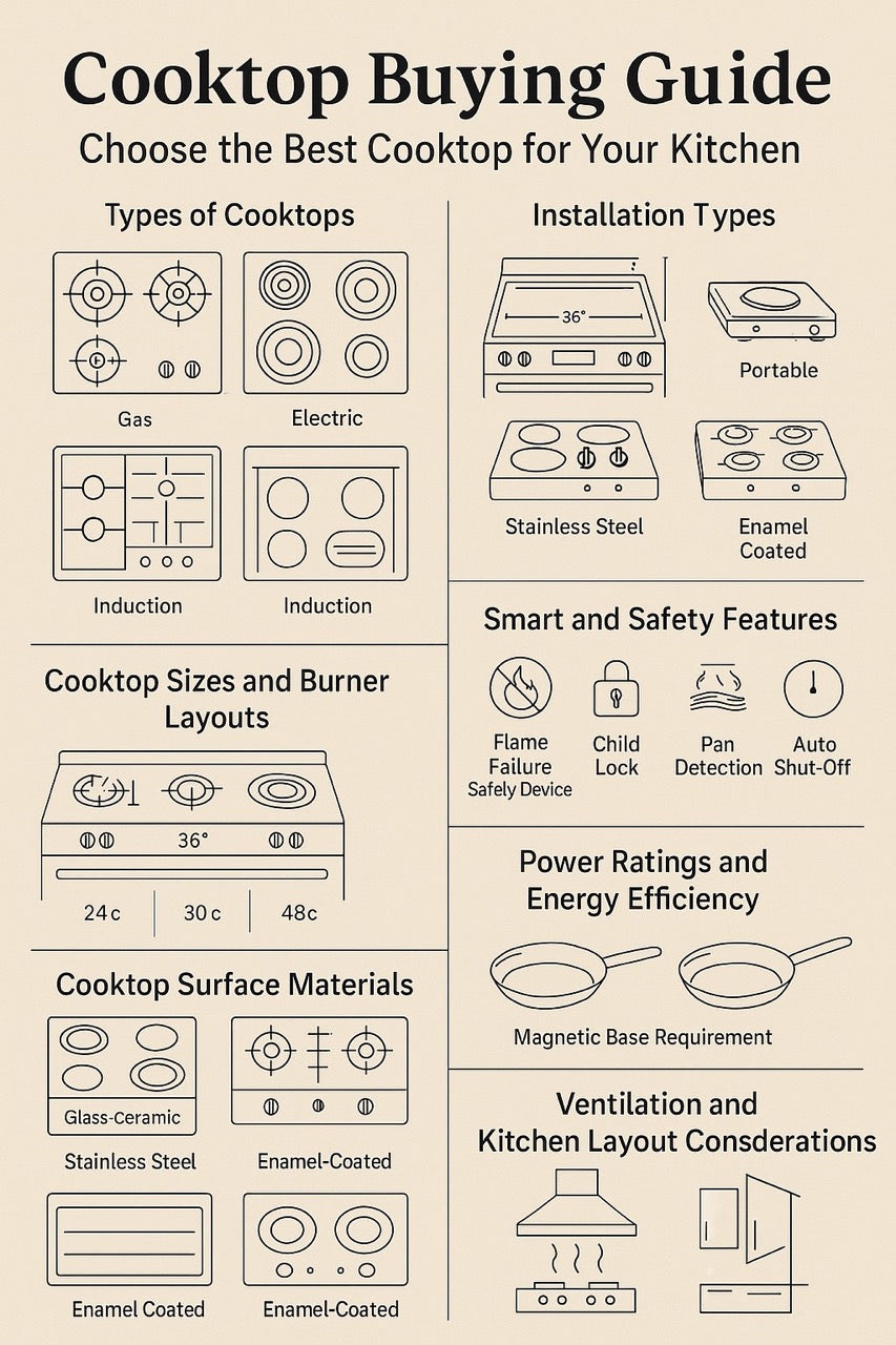 Cooktop Buying Guide: Choose the Best Cooktop for Your Kitchen (2025 Edition)