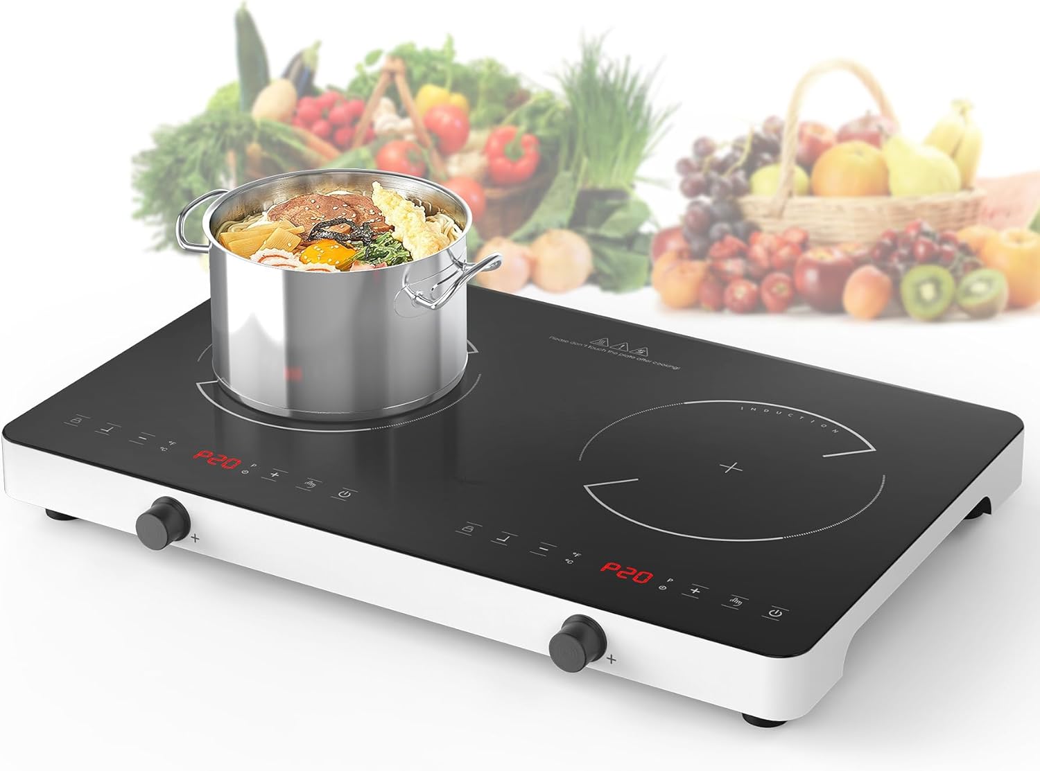 2 Burner Portable Induction Cooktop 12 Inch 2600W – VBGK