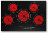 5 Burner Electric Cooktop 30 Inch 7600W Infrared Cooker for Family