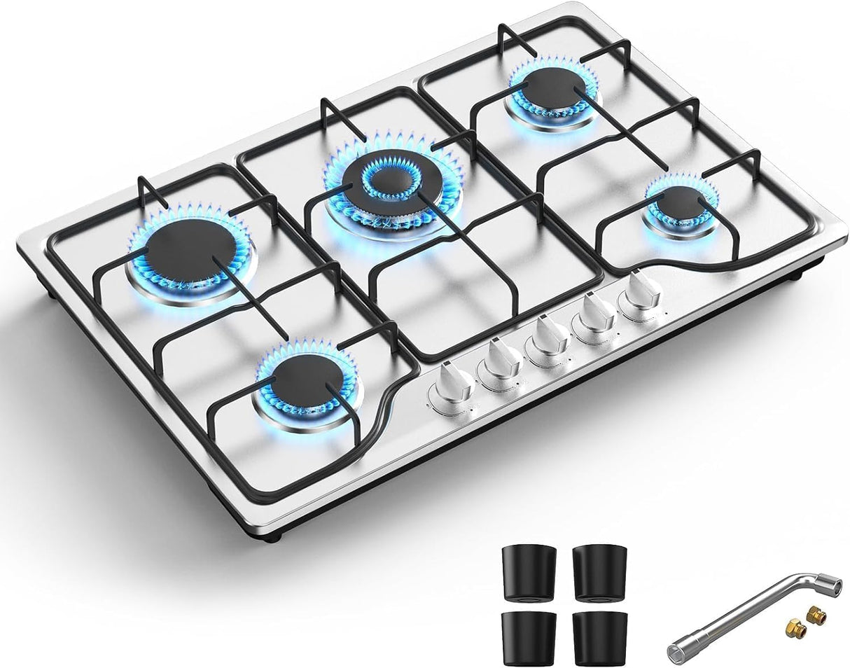 5 Burner Gas Cooktop