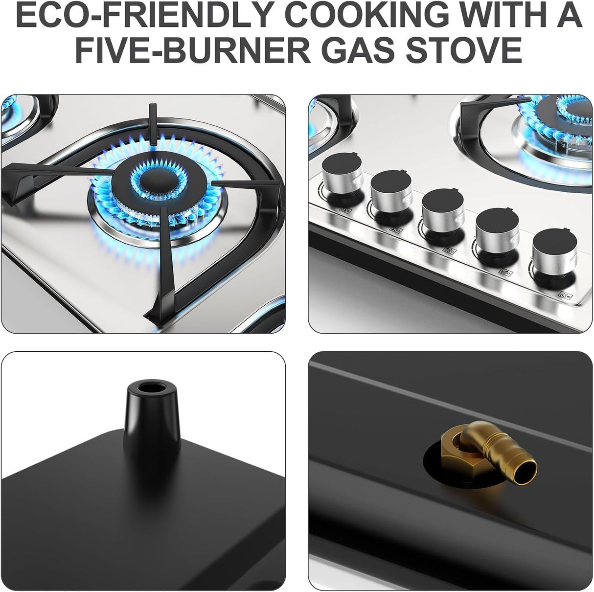 5 Burner Gas Cooktop