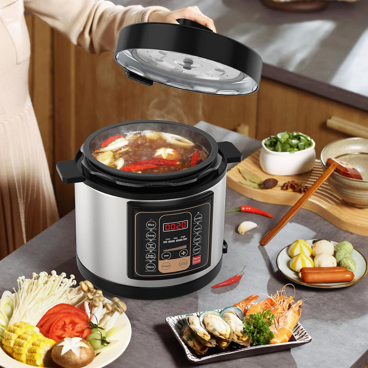 6 Quart Electric Pressure Cooker