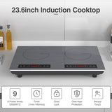 Two Burner Induction Cooktop 24 Inch 4000W