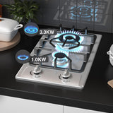 2 Burner Gas Cooktop 12 Inch