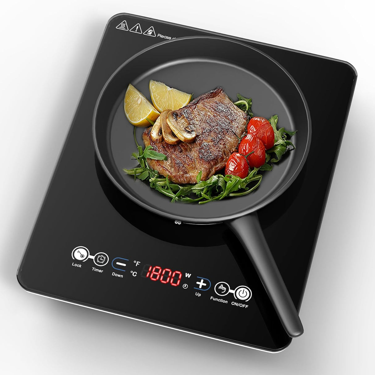 Single Burner Portable Induction Cooktop 1800W