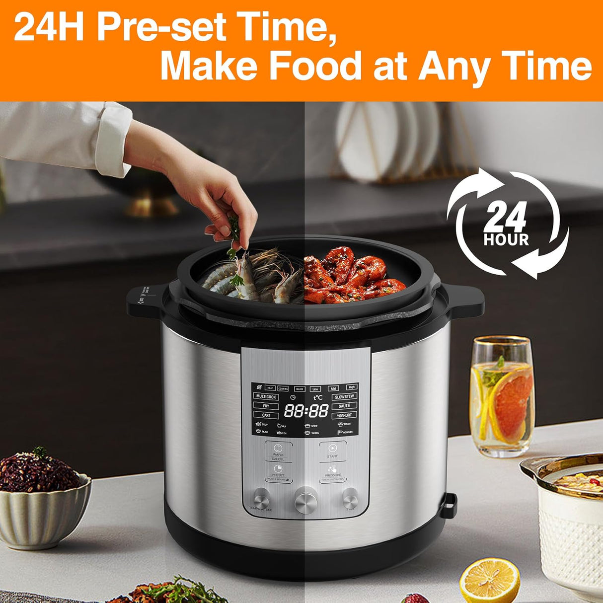 6.3 Quart 14-in-1 Electric Pressure Cooker