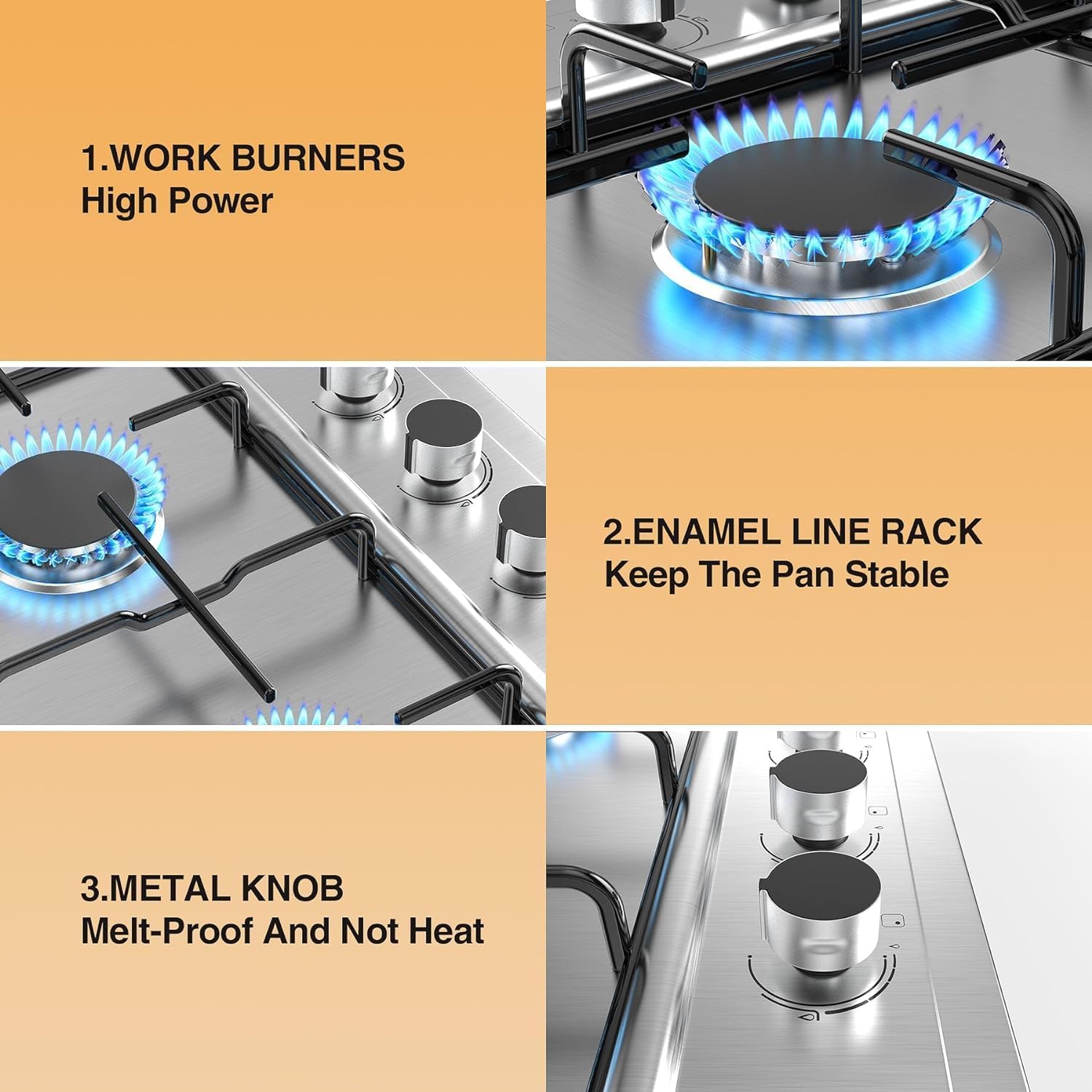 4 burner Gas Cooktop 30 Inch – VBGK