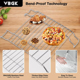 Cookie Cooling Racks for Baking - Grill Rack Baking Rack for Oven Cooking and Stainless Steel Wire Rack for Cooking