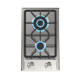 2 Burner Gas Cooktop 12 Inch