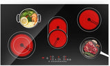 8600W Infrared Cooker 36 Inch 5 Burner Electric Cooktop with Touch Control