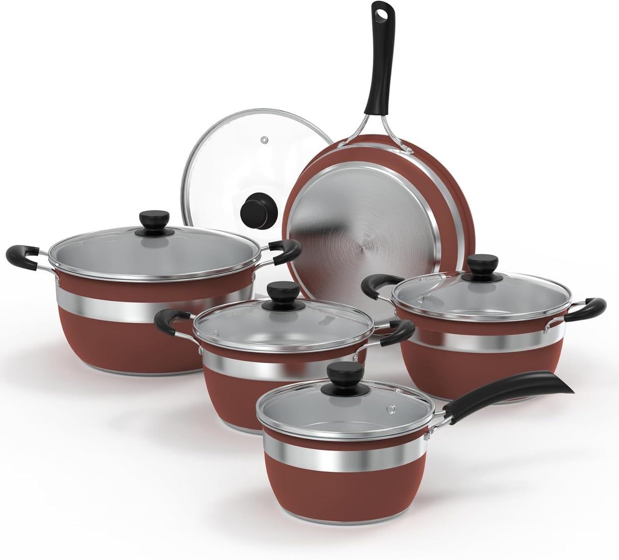 VBGK 10-piece Stainless Steel Cookware Sets