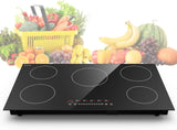 Five Burner Induction Cooktop 36 Inch 7400W Infrared Cooker